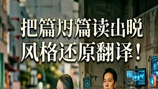 英文短篇小说风格还原翻译技巧：大声朗读重塑语感