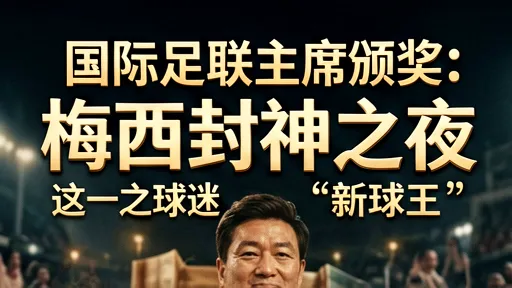 梅西封神之夜:国际足联主席颁奖,主办国球迷高呼新球王