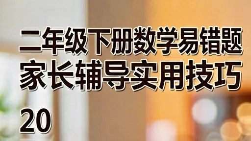 二年级下册数学易错题及辅导技巧，家长必看避坑指南